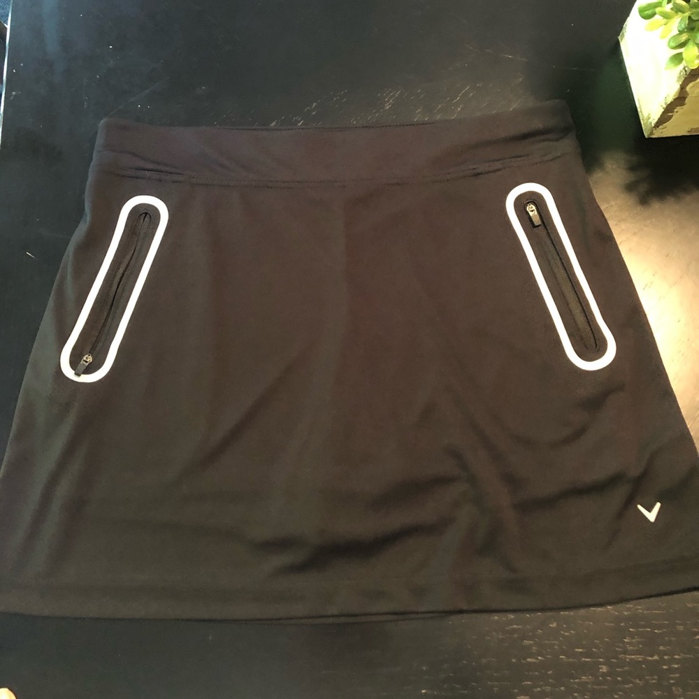 Callaway black golf skort size large